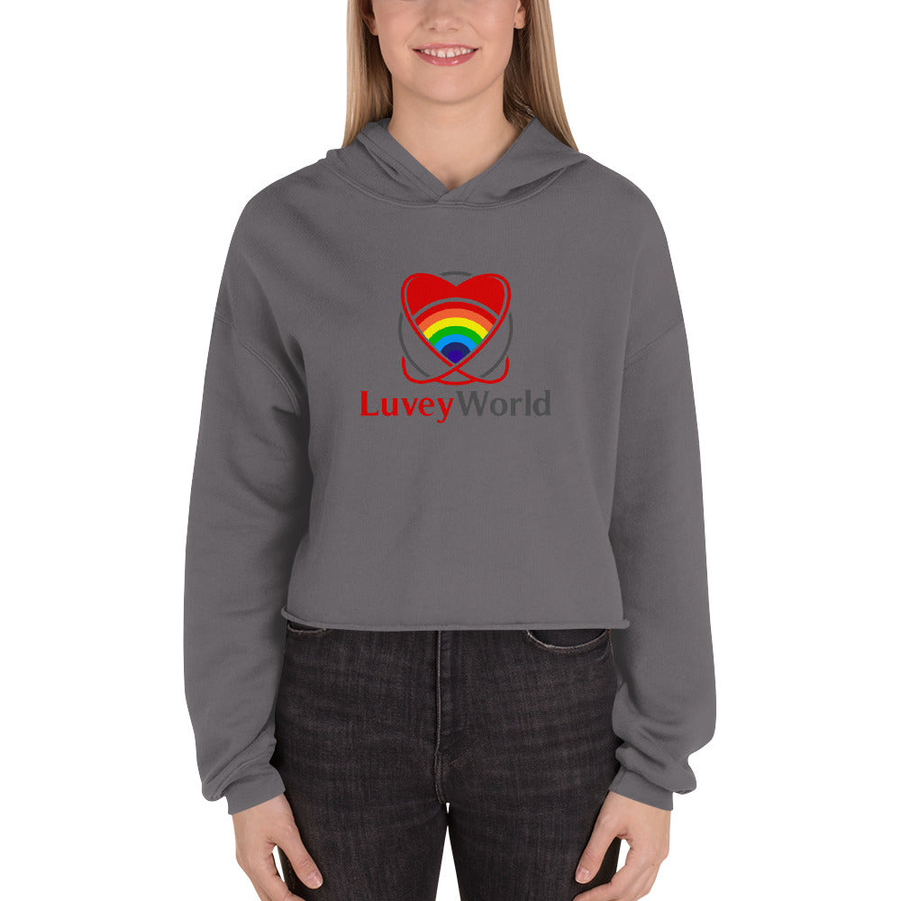 LuveyWorld Low Crop Hoodie