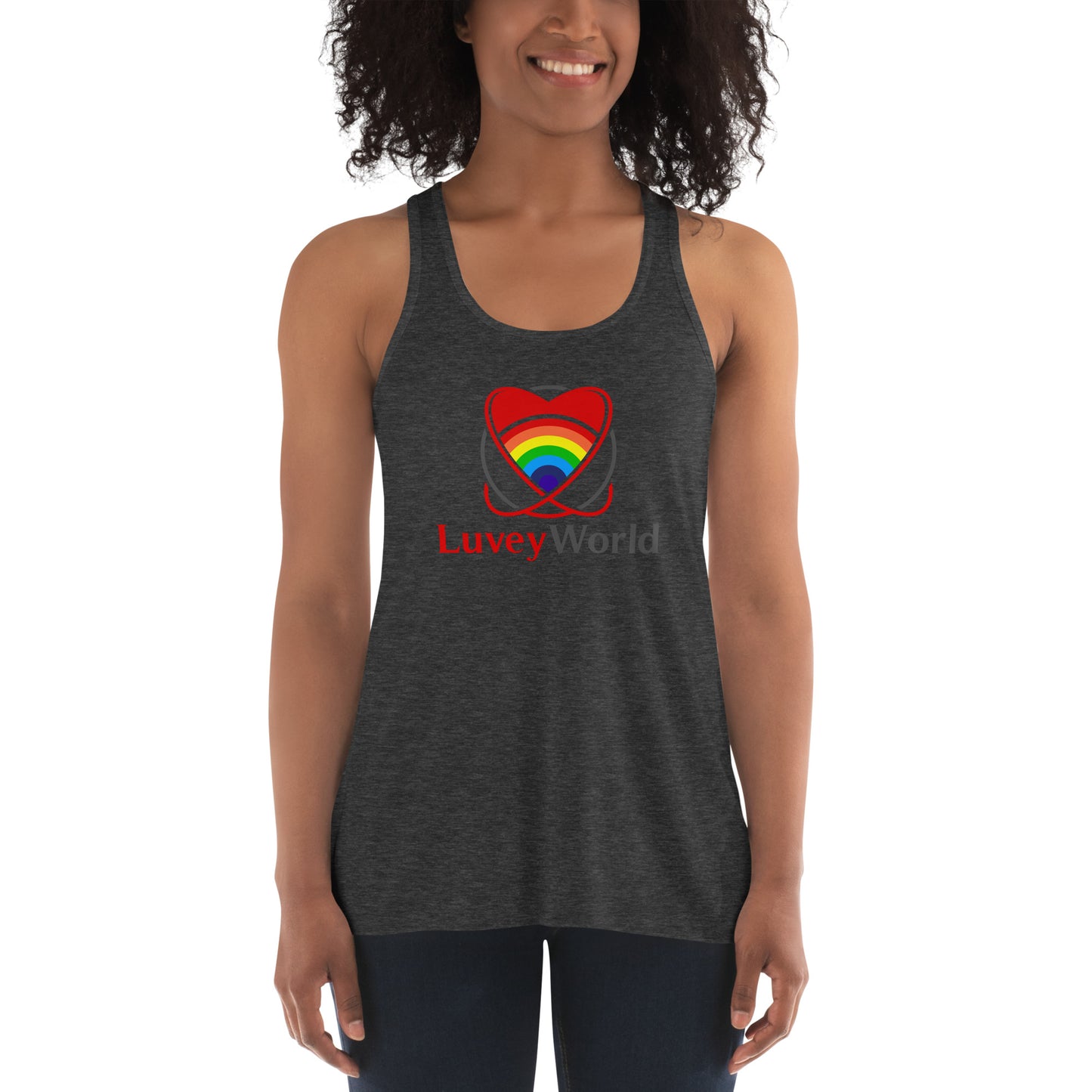 LuveyWorld Flowy Racerback Tank